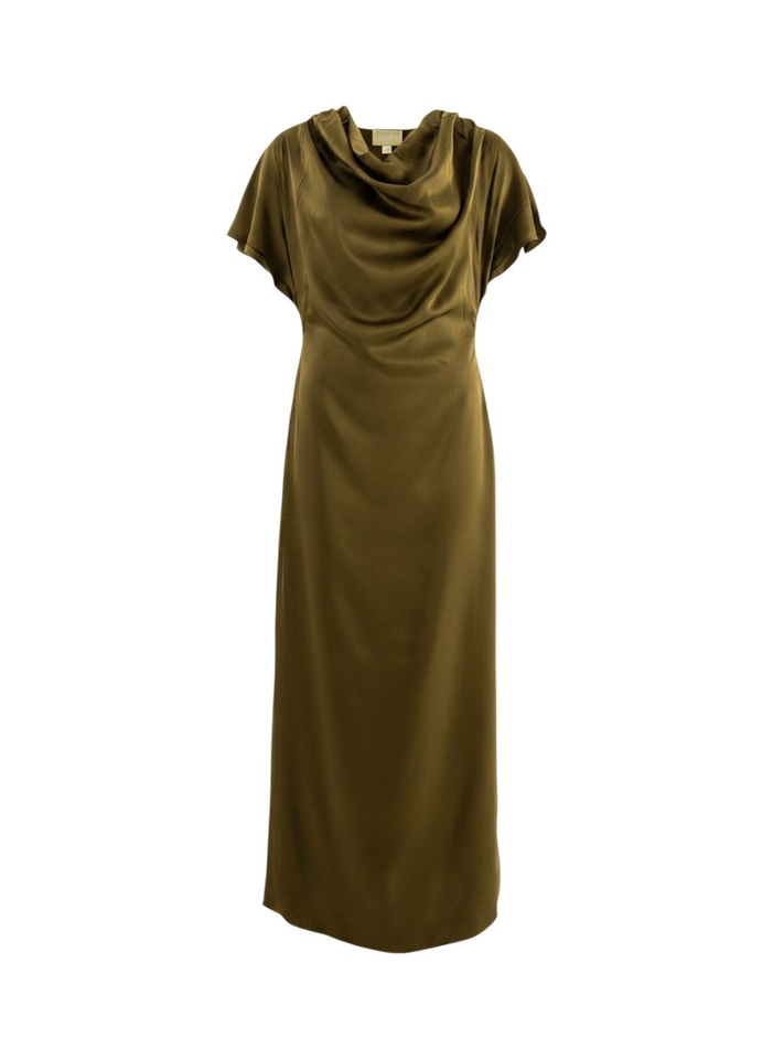 Kaki groene jurk Evila Soaked In Luxery