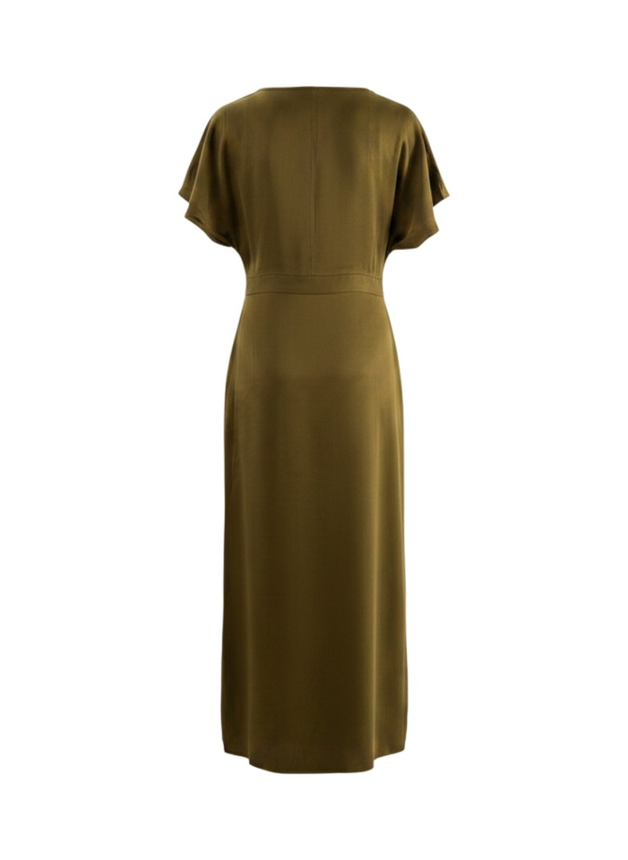 Kaki groene jurk Evila Soaked In Luxery