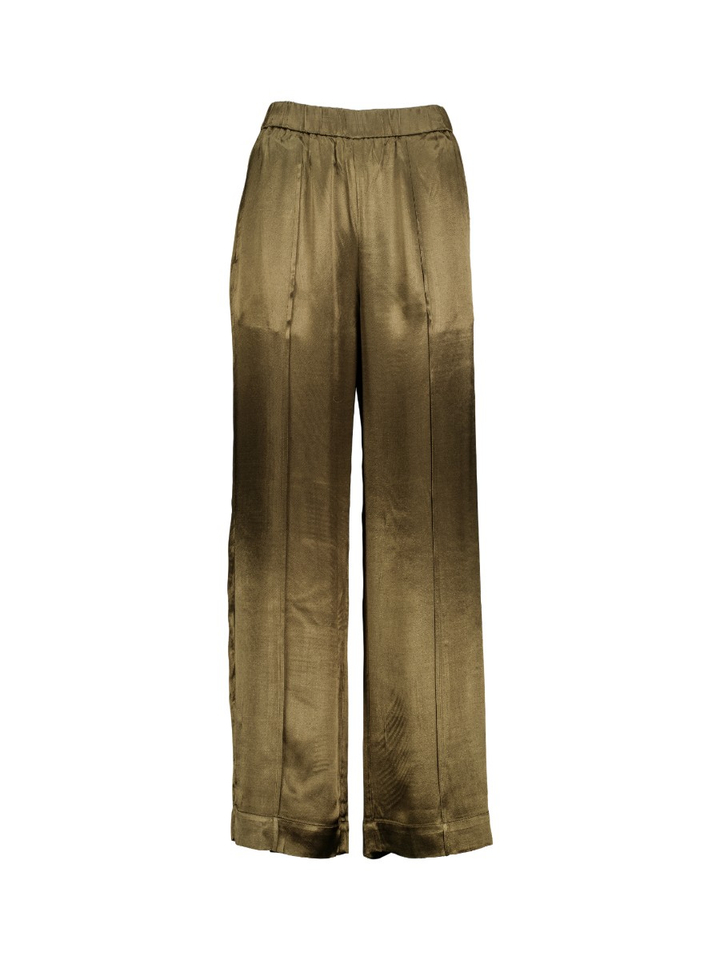 Groene soepelvallende broek Lirini Soaked In Luxery 