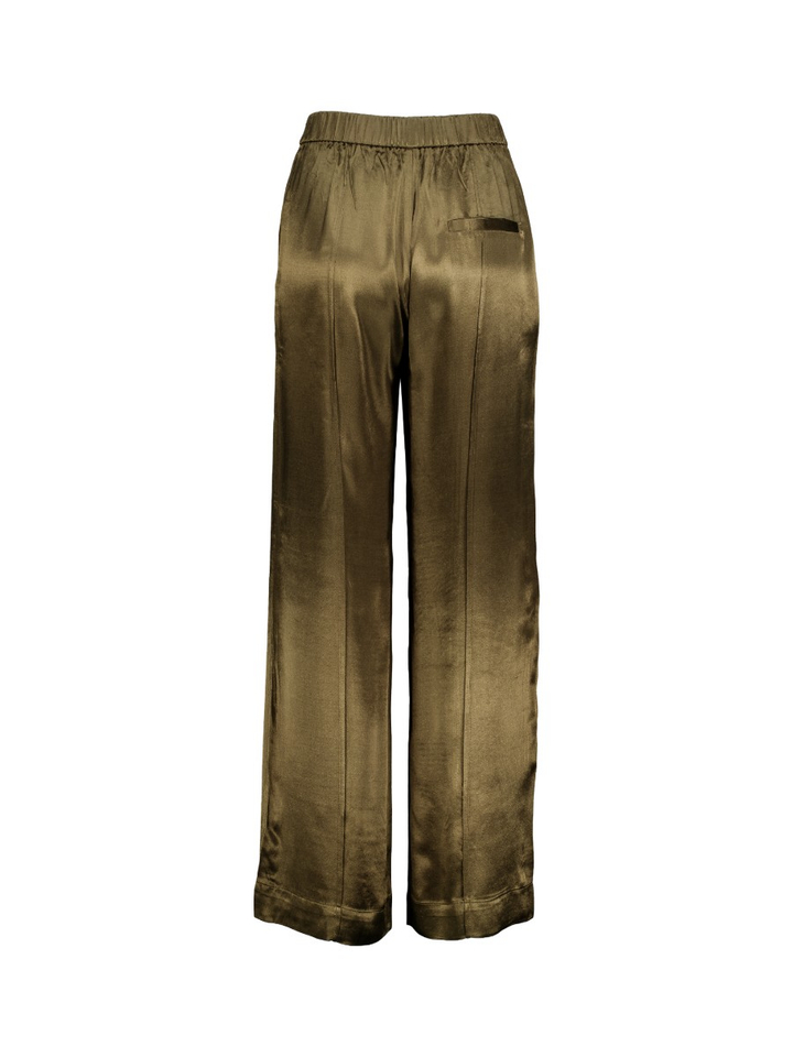 Groene soepelvallende broek Lirini Soaked In Luxery 