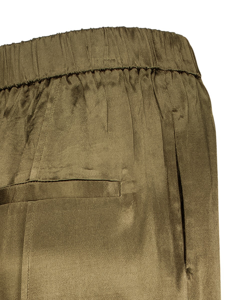Groene soepelvallende broek Lirini Soaked In Luxery 