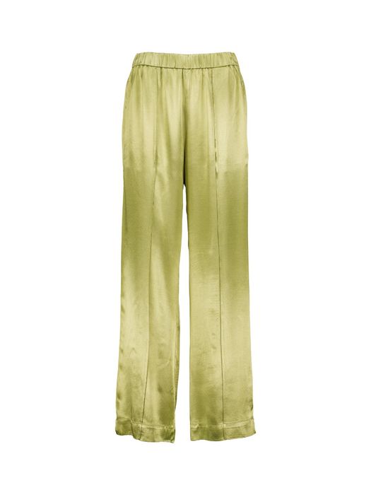 Groene glanzende broek Lirini Soaked In Luxery