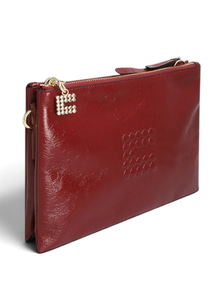 Burgundy Clyde crossbody Clio Goldbrenner