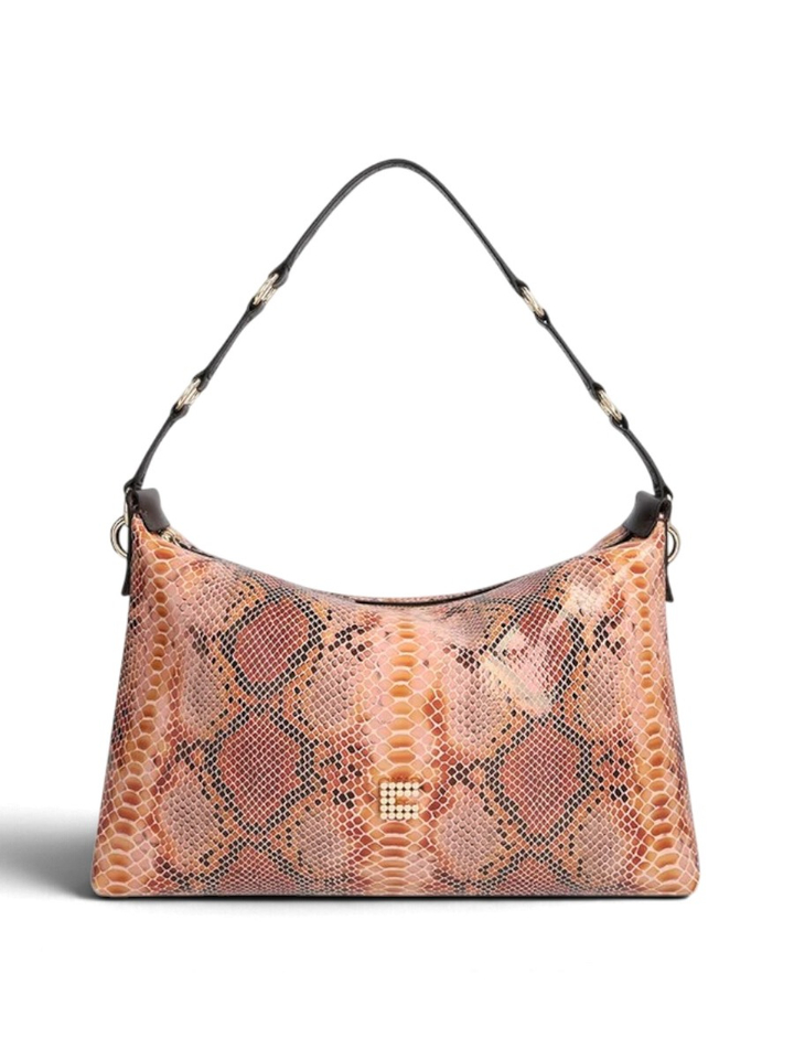Pink Multi Charly Rainbow Python handtas Clio Goldbrenner
