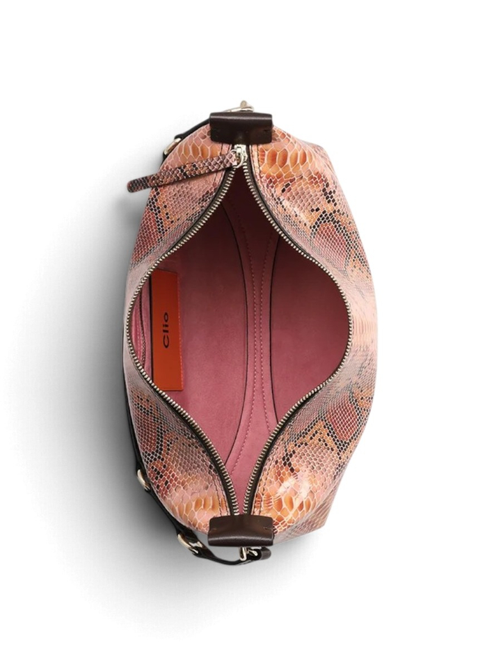 Pink Multi Charly Rainbow Python handtas Clio Goldbrenner