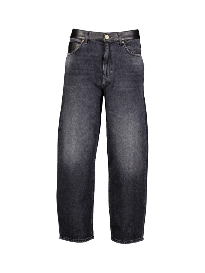 Zwarte balloon-fit jeans Pinko 