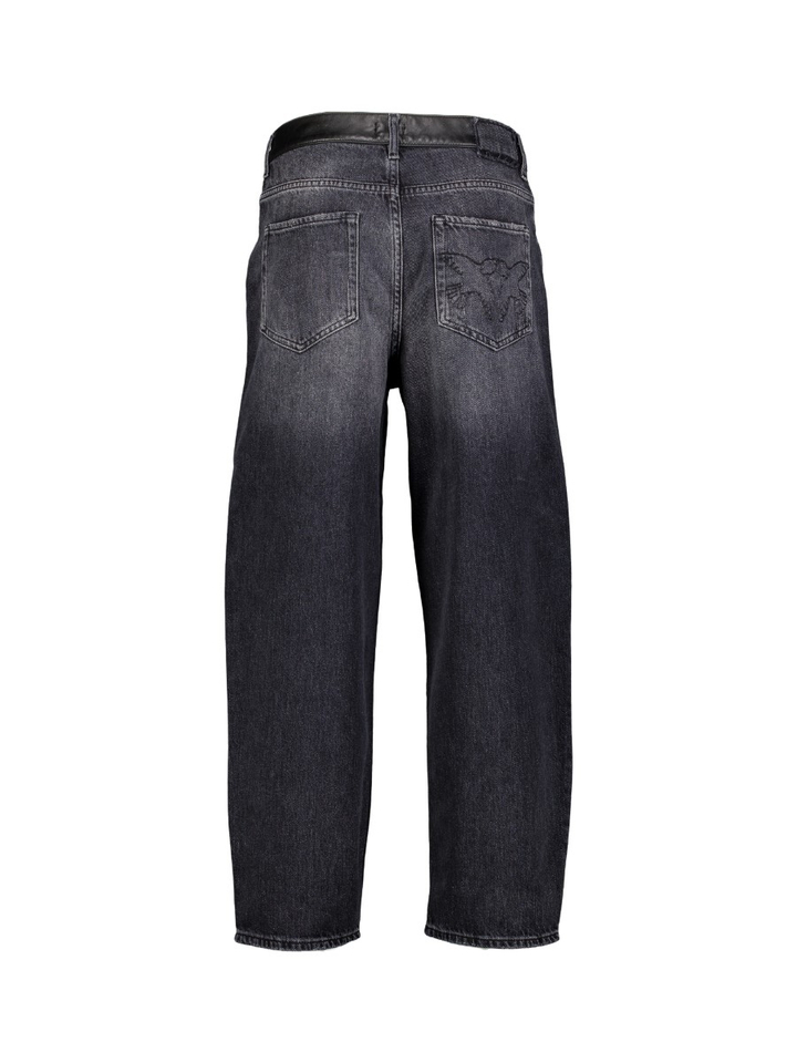Zwarte balloon-fit jeans Pinko 
