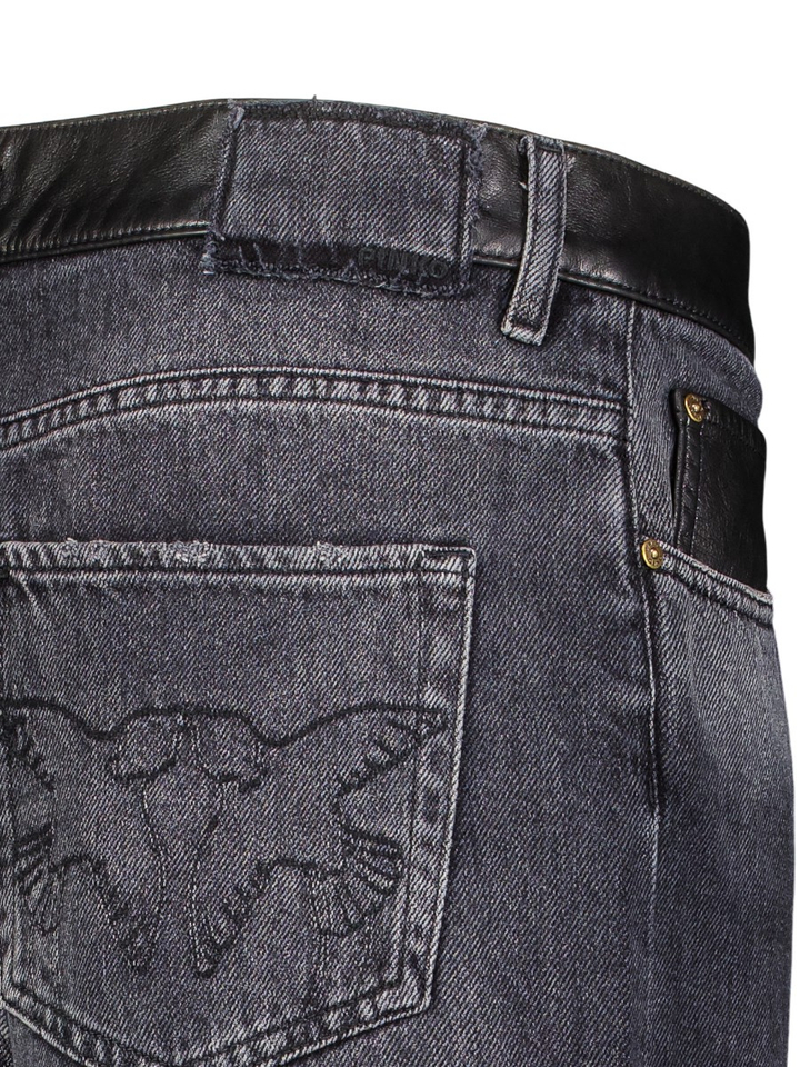 Zwarte balloon-fit jeans Pinko 