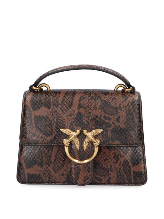 Roccia maronne handtas Love one top handle mini Pinko