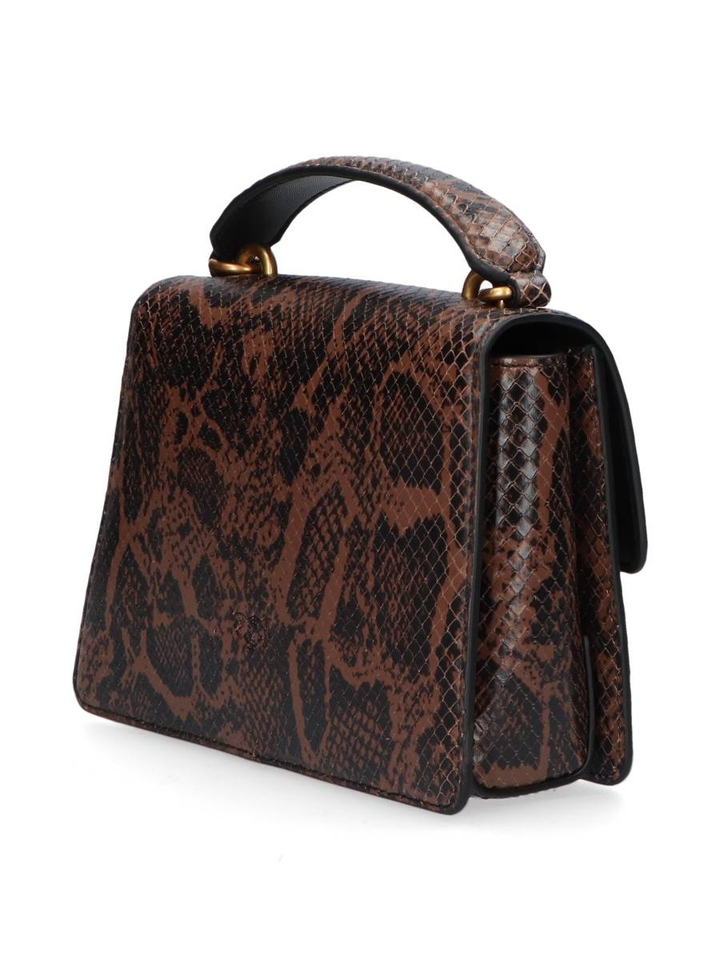 Roccia maronne handtas Love one top handle mini Pinko
