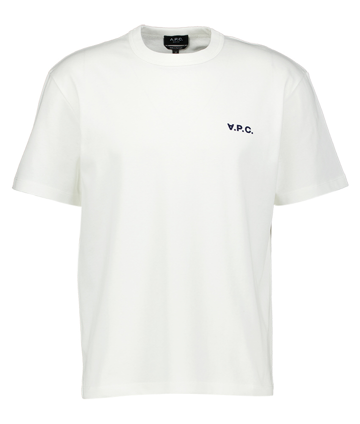 Witte  t-shirt met Logo A.P.C.