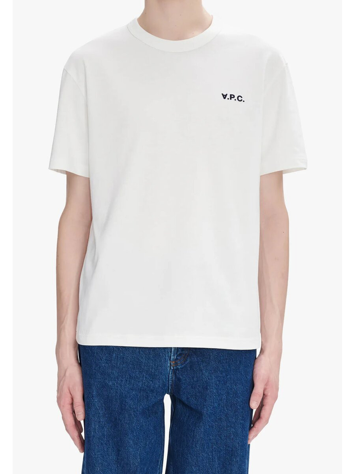 Witte  t-shirt met Logo A.P.C.