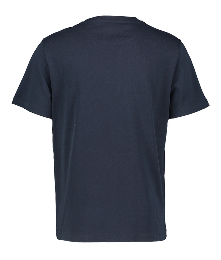 Blauwe t-shirt t-shirt met Logo A.P.C.