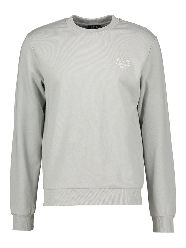 Grijze sweater met Logo A.P.C. 