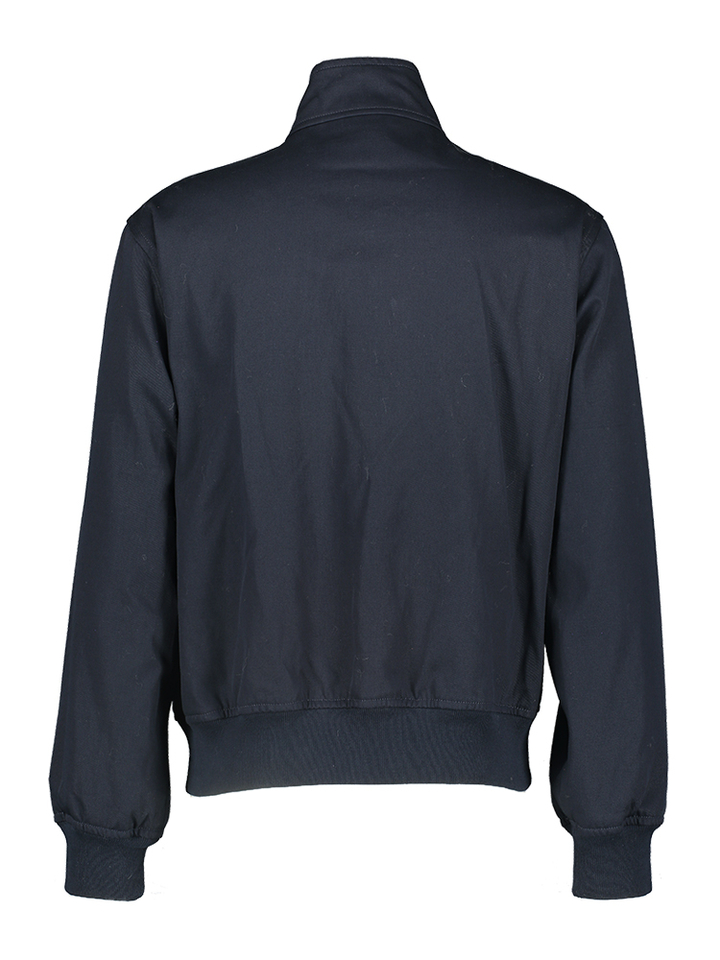 Blauwe korte jas met logo A.P.C