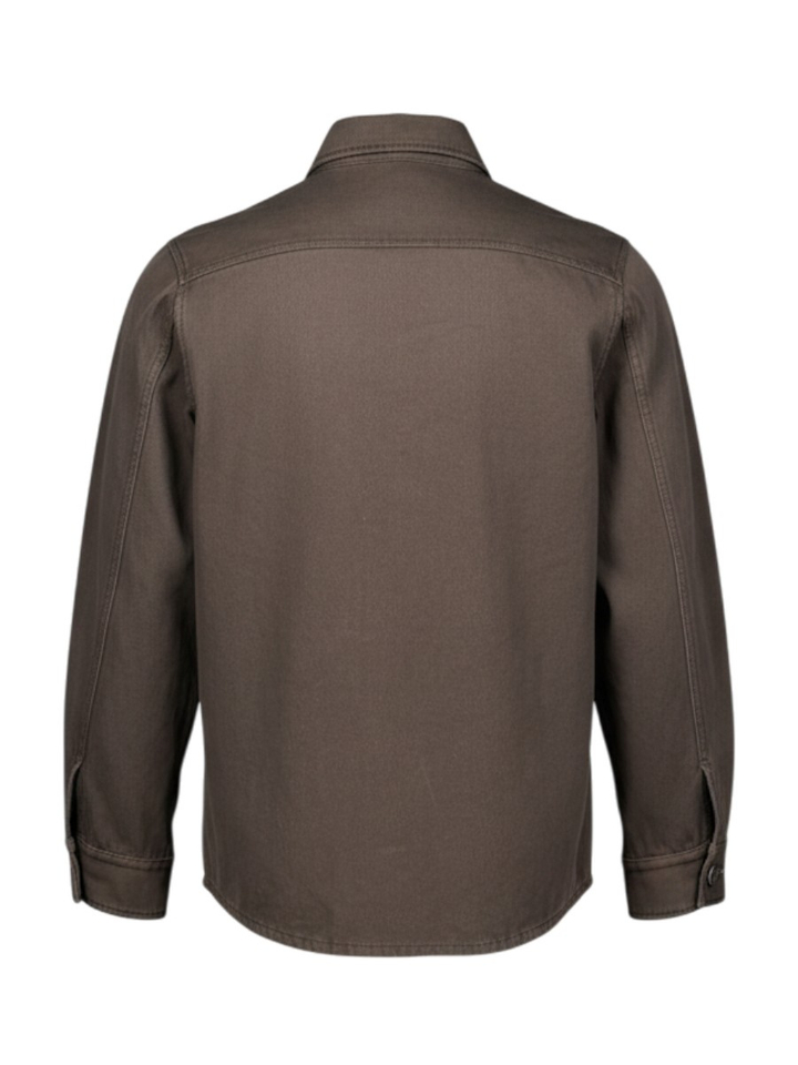 Donkerbruin hemd Overshirt APC