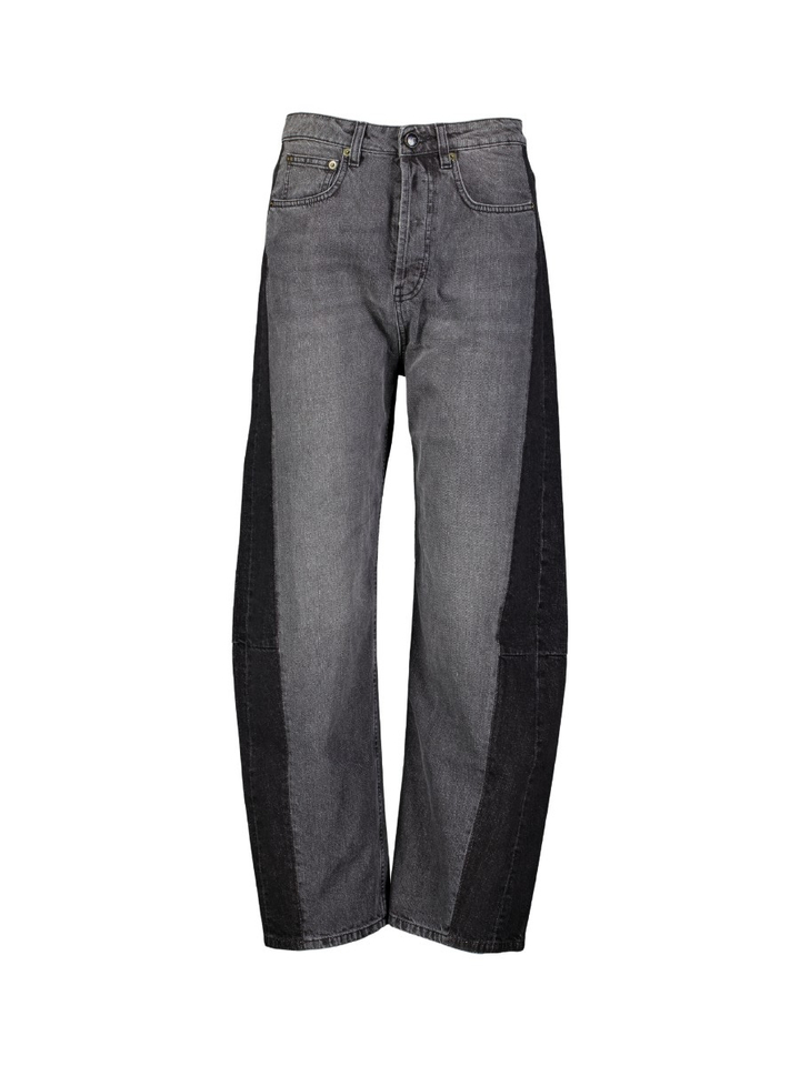 Zwarte jeans met donkere boord Semicouture 