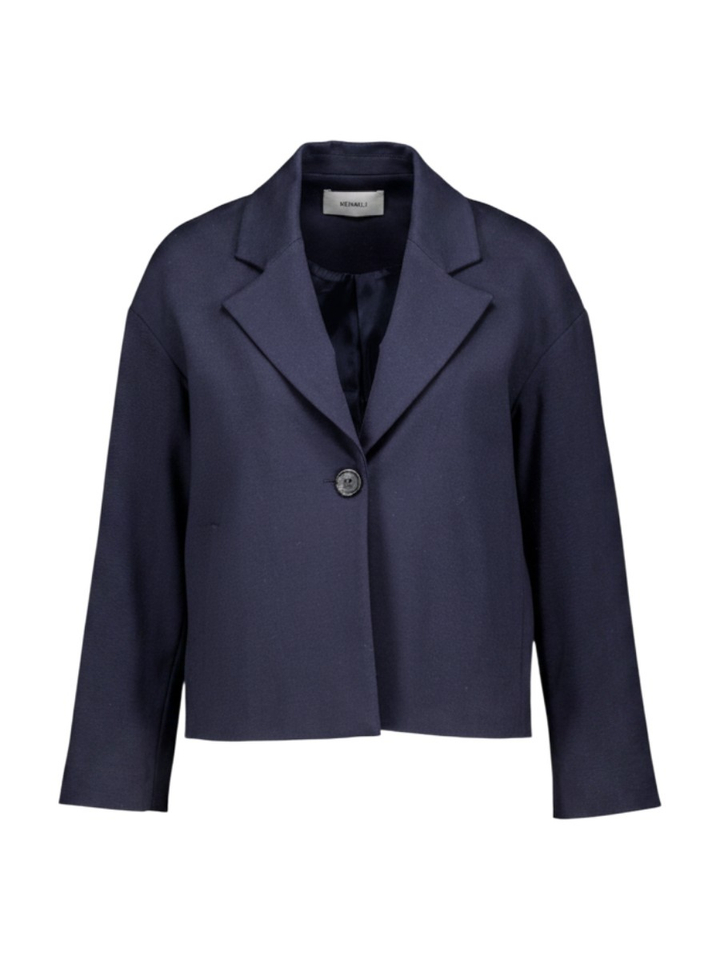 Donkerblauwe blazer MeiMeij