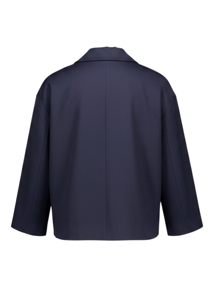 Donkerblauwe blazer MeiMeij