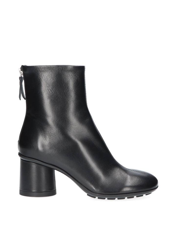 Zwarte laarzen met hak Curvy Bootie AGL