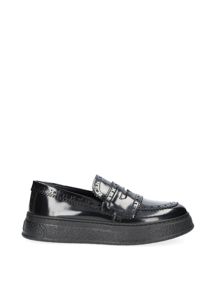 Zwarte loafer in lakleder AGL