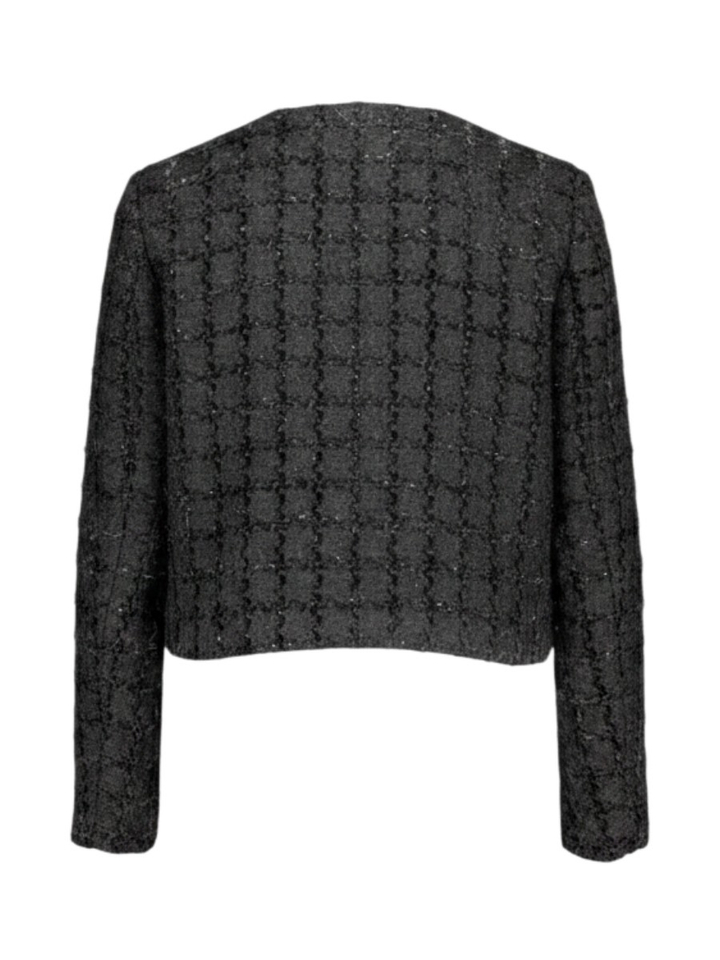 Zwarte vest in bouclé Liu Jo 