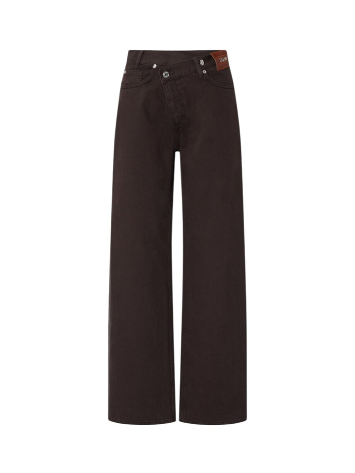 Bruine wide leg jeans Liu Jo