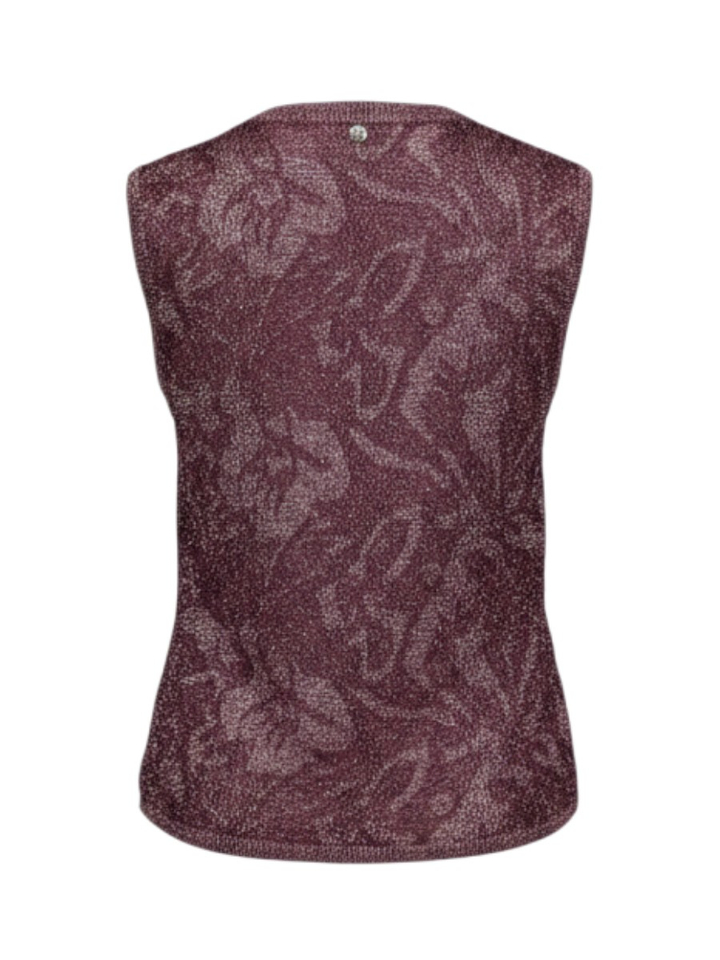 Bordeaux glitter top Liu Jo 