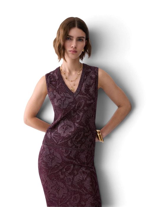 Bordeaux glitter top Liu Jo
