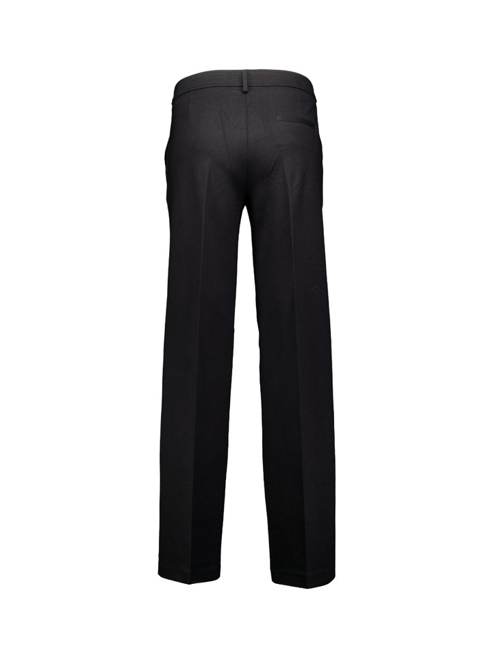 Zwarte rechte broek met sierknoop Liu Jo