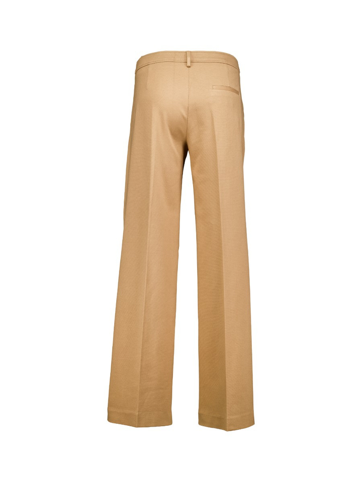 Beige rechte broek met sierknoop Liu Jo