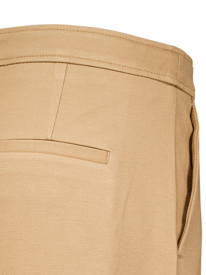 Beige rechte broek met sierknoop Liu Jo