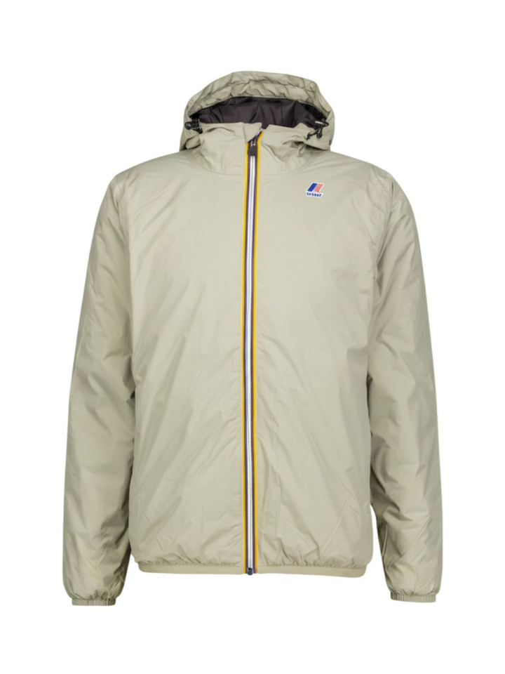 Beige jas met capuchon Claude Warm K-way
