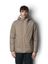 Beige jas met rits en teddy binnenkant  K-way 