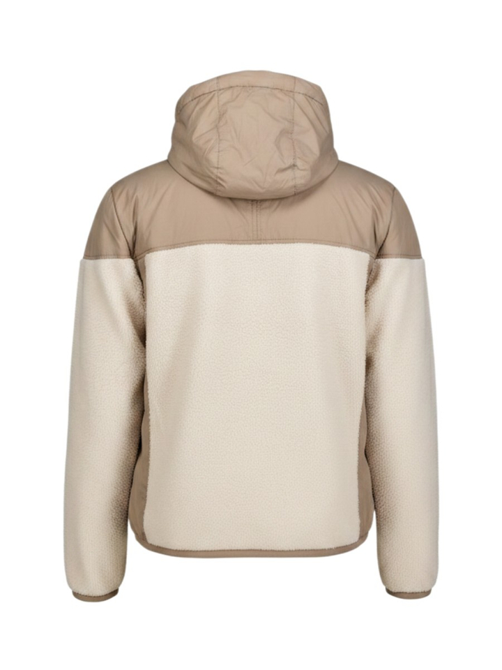 Beige jas in teddy Saùmmson Orsetto K-way