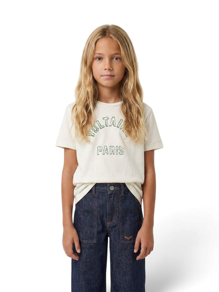 Witte T-shirt met opdruk Zadig&Voltaire
