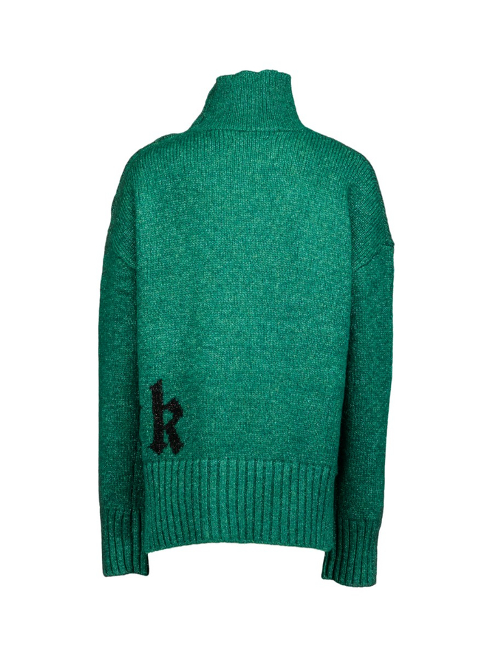 Groene gebreide trui met knoopdetail Zadig&Voltaire 