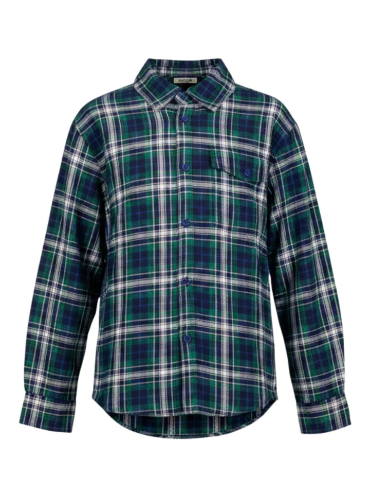 Groene bloes met ruit motief Zadig &Voltaire