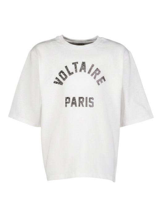 Witte T-shirt met strass Zadig &Voltaire