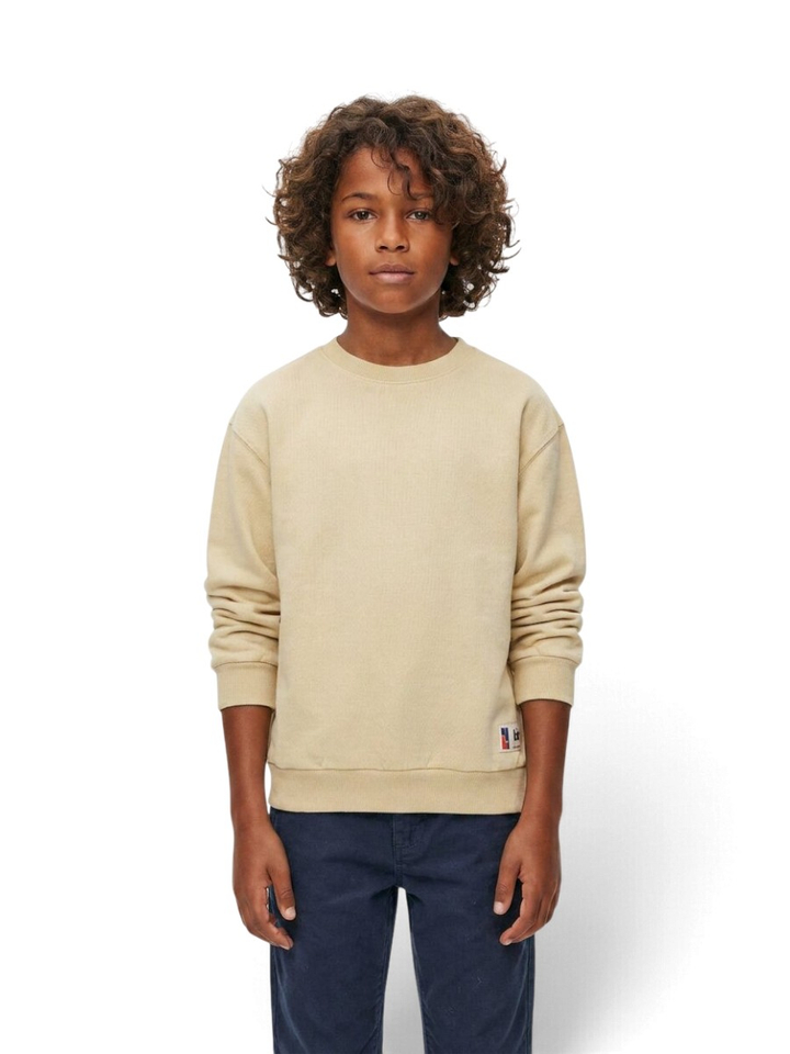Beige sweater met opdruk Bellerose 