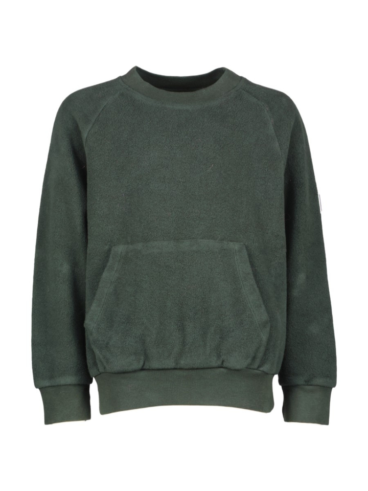 Donkergroene sweater met ronde hals Markus Bellerose