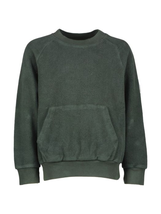 Donkergroene sweater met ronde hals Markus Bellerose