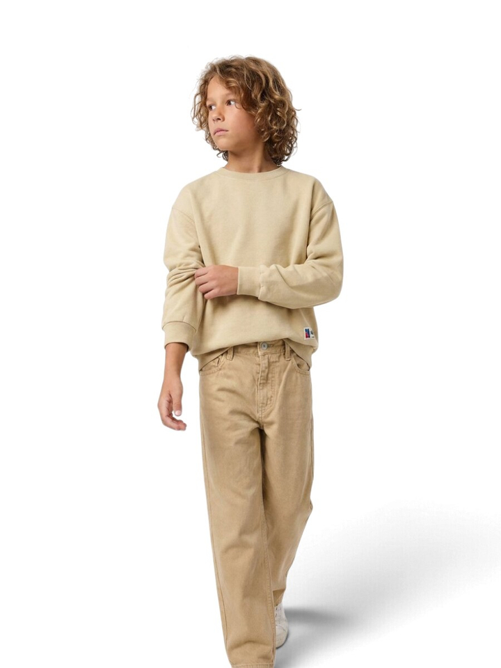 Beige relaxed & loose jeans Phill Bellerose Boys