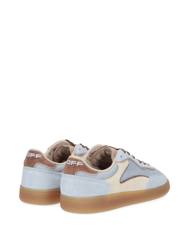 Lichtblauw/beige lage sneakers Park Hoff 