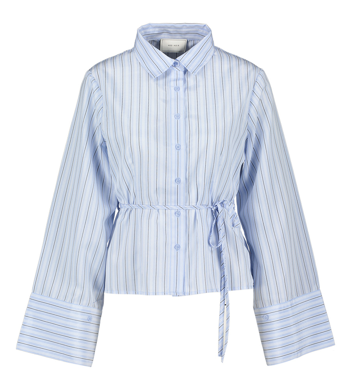 Blauwe gestreepte blouse Clarida Neo Noir