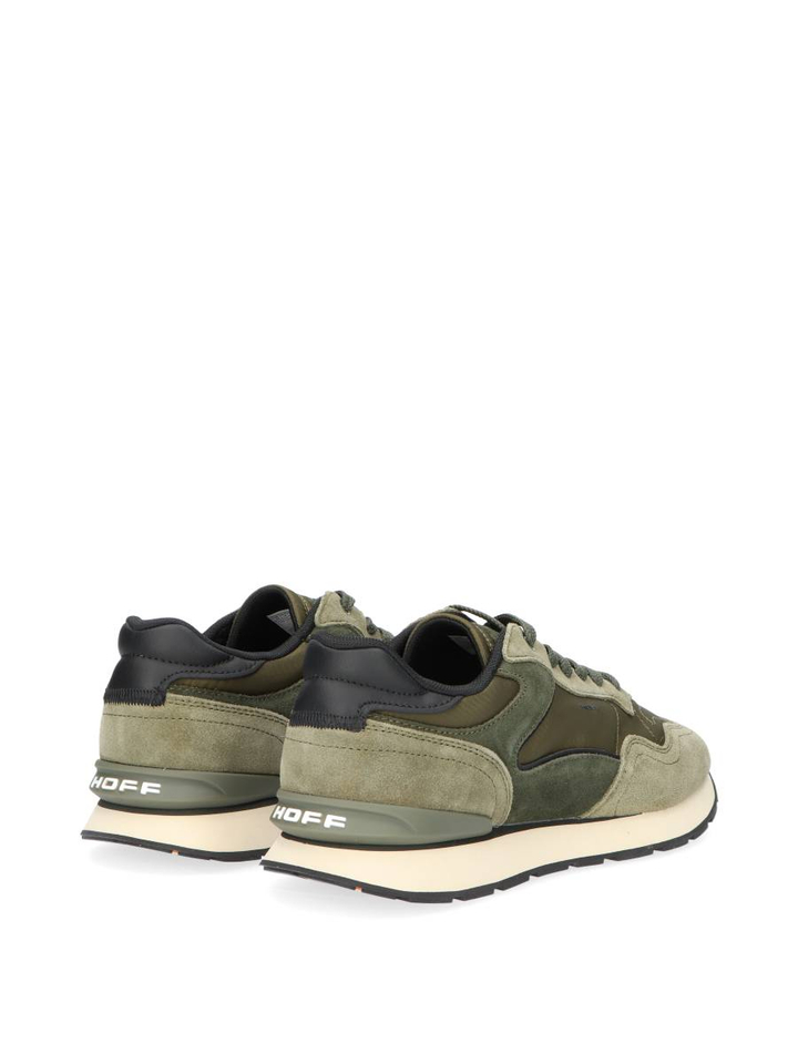 Groene lage sneakers City Hoff