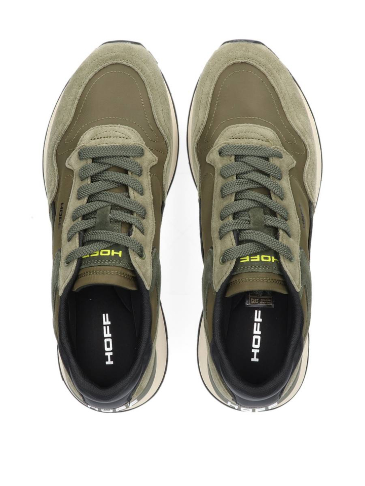 Groene lage sneakers City Hoff