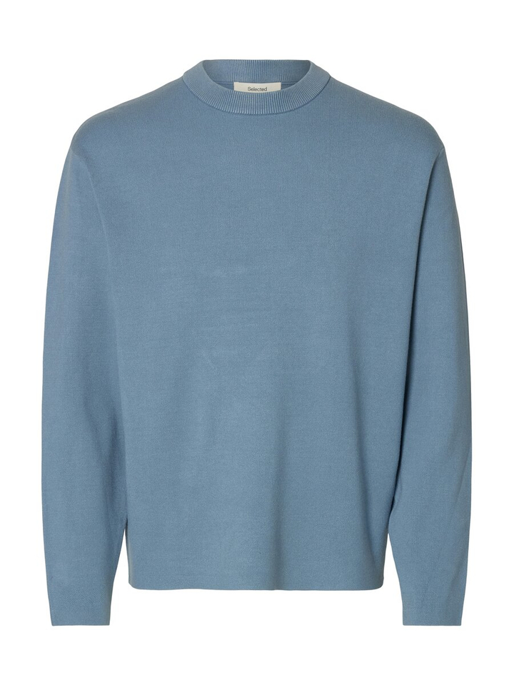 Dusty blue trui Selected
