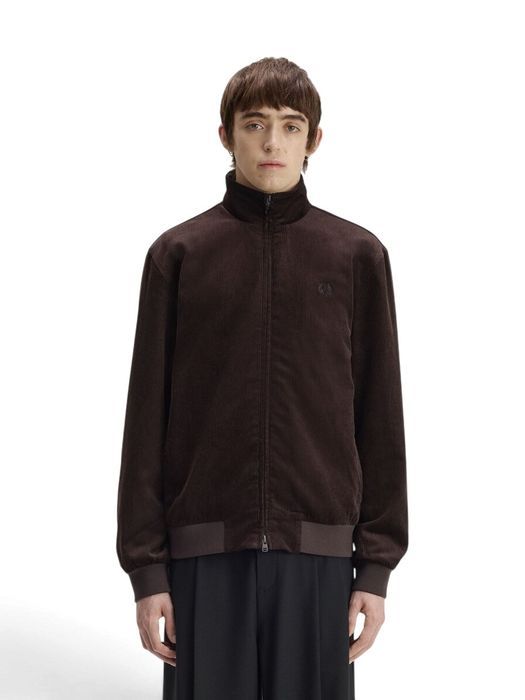 Bruine jas in ribfluweel Fred Perry