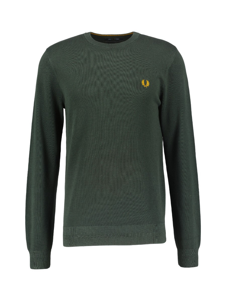 Groene trui met logo Fred Perry 